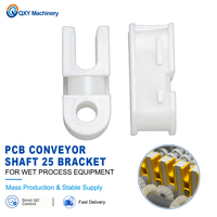 Support d'axe de convoyeur PCB 25 D201 pour lignes de traitement humide dans la fabrication de circuits imprimés, avec résistance chimique et positionnement sécurisé