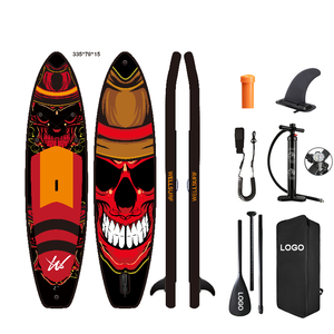 Planche de paddle gonflable rapide à gonflage rapide pour sports de plein air, en carbone, orange - Product Image 4
