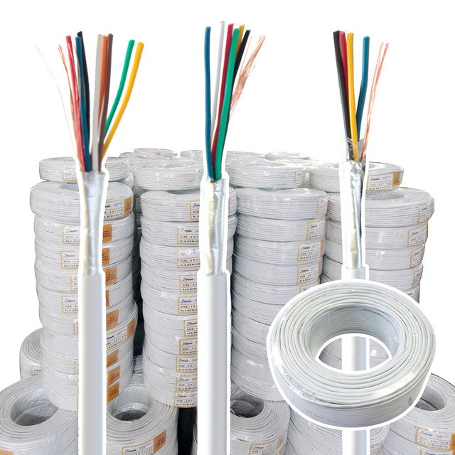 Copper Alarm Signal 4awg 4 6 8 Core Multicore Unscreened Unshielded Shielded Alarm Security Aluminum Cable