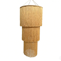 Décoration de mariage : Panneaux de rideaux en macramé, design ondulé, draperie de plafond, décoration de plafond en tissu de coton pour mariage