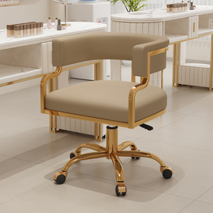Canapé-lit portable en cuir PU moderne de luxe pour hôtels, salons, salons de coiffure avec fonction maquillage - Product Image 6