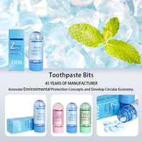 Granulés de bain de bouche probiotiques aromatisés à la menthe, nettoient l'haleine, rafraîchissent la bouche, comprimés de dentifrice portables pour une utilisation en extérieur