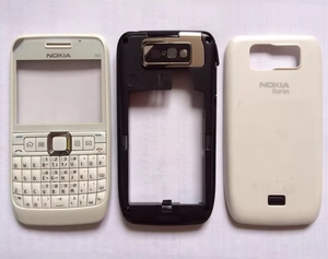 ฝาครอบแบตเตอรี่สำหรับโนเกีย E63 พร้อมลำโพง ฝาหลัง ฝาหน้า และแป้นพิมพ์ - Product Image 1