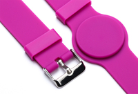 Vente en gros NFC213 bracelet bracelet en silicone logo personnalisable RFID montre boucle bracelet rfid bracelet