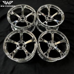 Jantes en alliage forgé concaves Chrome <span class=keywords><strong>Nismo</strong></span> V1 5x112 5x114.3 5x120 pour <span class=keywords><strong>Nissan</strong></span> <span class=keywords><strong>350Z</strong></span> 370Z G35 G37 Q50 Subaru Wrx GTI Civic - Product Image 1