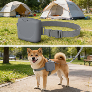 Taşınabilir Silikon Köpek Ödül Çantası Sızdırmaz Evcil Hayvan Eğitim Çantası Köpek Maması Atıştırmalık Bel Çantası Eğitim İçin - Product Image 5