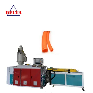 Electrical wire protect plastic corrugated conduit pipe extrusion machine
