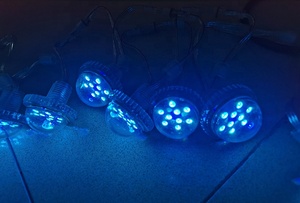 Punto de luz led para patio de juegos, luz rgb de 12V, 24v, pixel de 35mm, a todo color, para carrusel - Product Image 5
