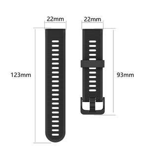 Nouvelle mode respirant sport Silicone bracelets en caoutchouc souple montre <span class=keywords><strong>Bracelet</strong></span> de remplacement pour <span class=keywords><strong>Garmin</strong></span> Forerunner 945 Fenix 5 - Product Image 3