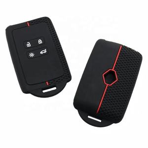 Couvercle de porte-clés de haute qualité en gros d'usine de Silicone professionnel pour le cas de <span class=keywords><strong>clé</strong></span> de <span class=keywords><strong>voiture</strong></span> fait sur commande de <span class=keywords><strong>Renault</strong></span> - Product Image 2
