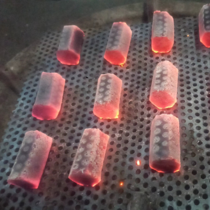 Coconut Shell Briquette Charcoal for Shisha Hookah, Featuring Long-burning <b>Sticks</b> and a Hexagon Pattern. - Product Image 1