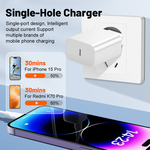 Bộ sạc nhà máy 20W PD USB C loại C sạc gan Chất liệu sạc nhanh Adapter cho iPhone 1716 15 Pro Max OTP <span class=keywords><strong>OVP</strong></span> - Product Image 5