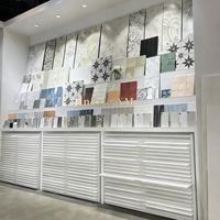 Présentoirs et supports sur mesure OEM/ODM pour échantillons de marbre, quartz, granit, bois, carrelage et pierre pour salles d'exposition