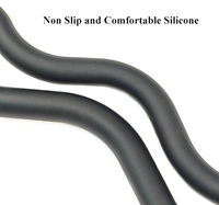 Barre d'haltères en silicone, logo personnalisé, musculation, musculation, ergonomiques, fitness, boucles, yoga, pilates, 15/25lb