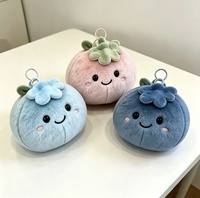 Gantungan Kunci Blueberry Charm Ward Mold Bad Luck - Liontin Tas Boneka Buah Plush Hadiah Perayaan Grosir E-Commerce Lintas Batas