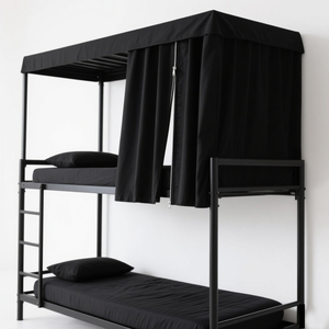 Personalizado Albergue <span class=keywords><strong>Juvenil</strong></span> Personal Dormitorio Estudiante Dormitorio Litera Cortinas Reciclado Tafetán Poliéster RPET Tela Cortinas - Product Image 5