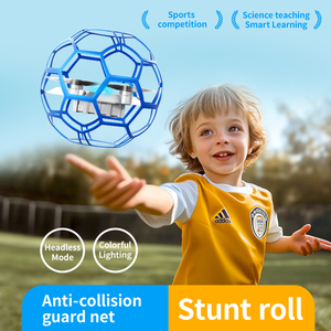 Chuyên nghiệp 2.4GHz bay bóng <span class=keywords><strong>RC</strong></span> bay không người lái tay hoạt động UFO đồ chơi với ánh sáng LED sáu trục con quay hồi chuyển cử chỉ cảm biến Quadcopter cho trẻ em - Product Image 4