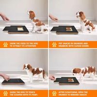 JQ Tapis à gratter multifonctionnel pour chien, planche à gratter et lime à ongles combinés pour le soin des ongles des chats et des chiens