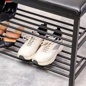 Shoe changing bench, home entrance sofa bench, shoe fitting bench, <b>bed</b> end bench, <b>storage</b> shoe rack, customizable - Product Image 3