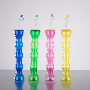 Nicro-<span class=keywords><strong>gobelet</strong></span> à Smoothie en plastique <span class=keywords><strong>personnalisé</strong></span>, pour enfants, vase à jus, en paille - Product Image 2