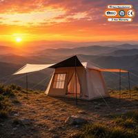 Tente de camping gonflable d'extérieur, imperméable, durable, pratique, garantie 3 ans, en promotion