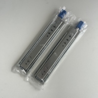Glissières de tiroir robustes de luxe à verrouillage, capacité de charge 100 kg, extension complète, rails à roulements à billes, métal + plastique, pour camping-car et fourgon aménagé