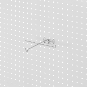 Kim loại Pegboard hiển thị móc bán buôn Tùy chỉnh hình dạng điện phun kim loại móc treo cho siêu thị - Product Image 1