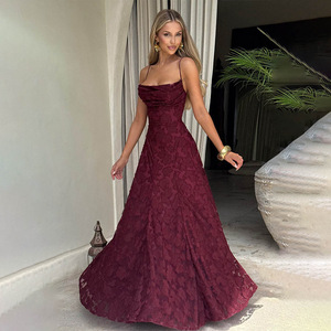Nouvelle robe de soirée de style banquet avec un design dos nu sexy et audacieux et un style enveloppant, une robe longue élégante pour une - Product Image 4