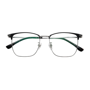 Premium Classic Square Titanium Alloy <b>Frame</b> Reading Glasses Prescription Eyeglasses Pinhui HJ80089 Lightweight Durable - Product Image 3