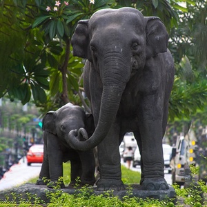 Statue de bébé porte-bonheur en Bronze, grande taille, <span class=keywords><strong>d</strong></span>écor de jardin, idéal pour le plein air, offre spéciale - Product Image 3