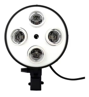 4-in-1 E27 Base Socket Splitter Light Lamp Bulb 4 Head Adapter Holder Umbrella Lighting Bulb Bracket for Photo Studio Softbox