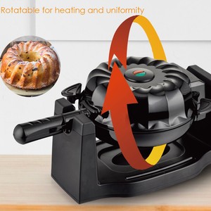 European Style Flip Top <b>Toaster</b> 44x12cm Multifunction Breakfast Maker Cake Bread Waffle Maker - Product Image 4