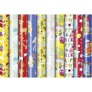 Papel para niños de 2m x 70cm, paquete de 60 unidades para decoraciones de fiestas de cumpleaños - Product Image 1