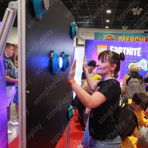 Pared de Entrenamiento de Reacción Interactiva, Luz Táctil LED Inteligente, Material de PVC, Entrenamiento de Atletas, Juegos de Fitness en Interiores, Parque de Aventuras - Product Image 3