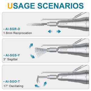 AI-SGR/<span class=keywords><strong>SGS</strong></span>/SGO AI Tandheelkundige Implantaat D/T/Y Vorm Bot Snijdende Microzaagjes voor Chirurgische Handstuk Accessoires - Product Image 5