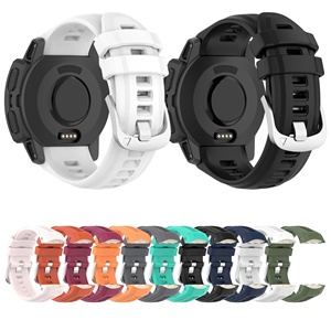 Bracelet de montre de remplacement en silicone souple confortable pour <span class=keywords><strong>Garmin</strong></span> <span class=keywords><strong>Instinct</strong></span> <span class=keywords><strong>2S</strong></span> Watch Band Nouveaux bracelets - Product Image 1