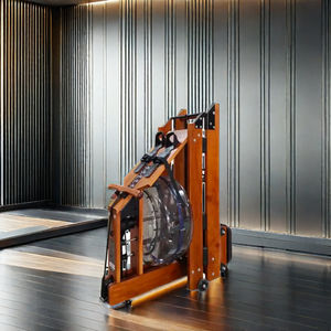 <span class=keywords><strong>Rameur</strong></span> à eau en bois réglable pour la salle de sport à domicile, exercice de remise en forme pour l'entraînement cardiovasculaire pour tous les niveaux - Product Image 5