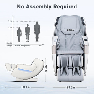 Sillón de Masaje de Cuerpo Completo con Escaneo Corporal, Sillón de Masaje Reclinable de Gravedad Cero con Modos Just Able, Reposapiés Extensible Automático, Masaje de Pies - Product Image 2