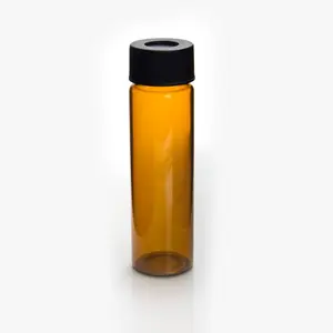 AIJIREN ให้ตัวอย่างฟรี 20ml ตัวอย่างสกรูคอแก้ว Borosilicate ขวดสําหรับการวิเคราะห์น้ํา EPA VOA TOC ขวด 24-400 ฝา