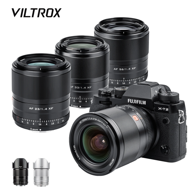 Viltrox 13 mm 56 mm F1.4 75 mm F1.2 Fuji X Lente Instalacion Automatica De Retrato De Gran Angular Video Prime Para Fujifilm X