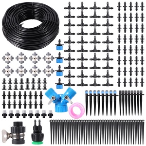 Garden Automatic Drip Irrigation System Kit 1/4" Blank Distribution Tubing Watering Kit for <b>Greenhouse</b> Patio 18812-18813-18814-1 - Product Image 5
