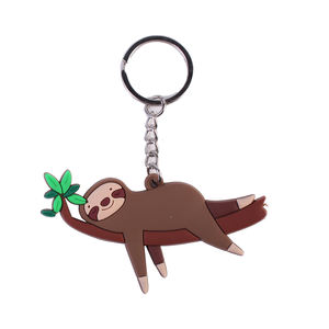 พวงกุญแจยางพีวีซีโลโก้รูปสัตว์รูปการ์ตูน - Product Image 4