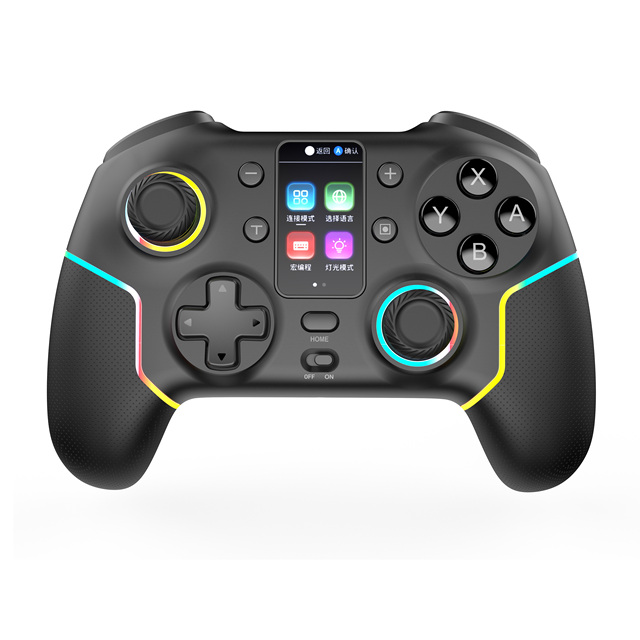 Honcam Wireless Gaming Controller Gyro Sensor Vibration Turbo Macro Gamepad for Nintendo Lite OLED Android IOS PC