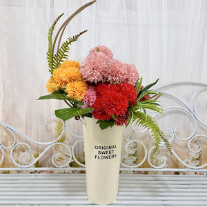 Fleurs artificielles en soie Queyiyi, 7 têtes, hydrangeas pour décorations de mariage et usage domestique - Product Image 3