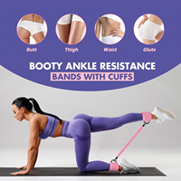 Sangles de cheville réglables personnalisées pour la musculation et les exercices sur machines à câbles