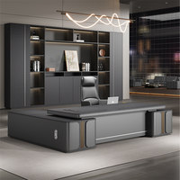 Chaise de bureau de direction et bureau de président minimalistes haut de gamme, style luxe léger, modernes et épurés, pour la maison