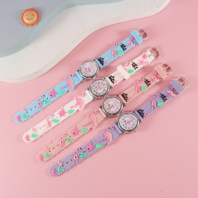 Creative Cartoon Pattern Quartz Movement Watch for Kids New Release Manufacturers Band Box for Primary School Students