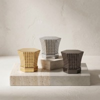 Vente Flash : Couvercle Magnétique de Luxe en Zamac Mat pour Parfum, Fourniture Directe Usine, Couleur Personnalisée, Logo Laser, pour Bouteille