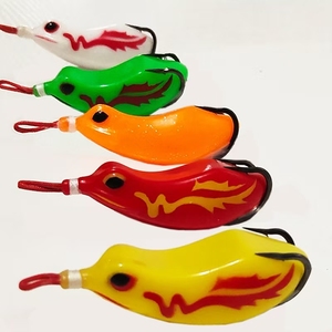 Nhà Máy Giá 6Cm Loại 5G 7G 12G Ếch Lure Kích Thước Khác Nhau Nhân Tạo Câu Cá Lure Bass Mồi Topwater Ếch Lure Đen - Product Image 6