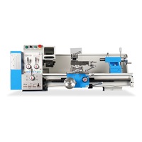 Tour horizontal métallique haute puissance CQ6133 pour usage domestique, tour de banc de précision moyenne avec porte-outils à 4 postes pour machine de traitement